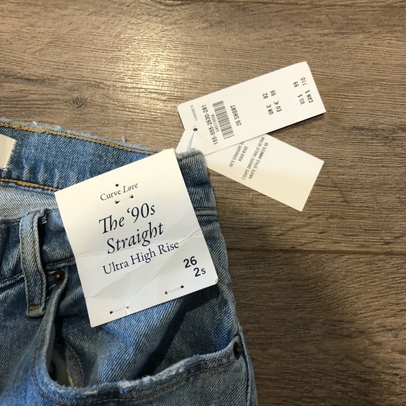 Abercrombie 90s Straight Ultra High Rise - Picture 2 of 4